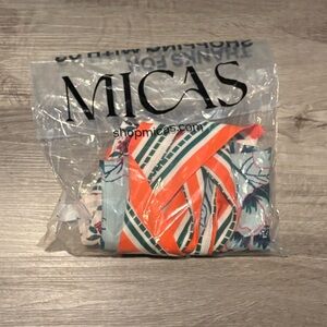 Micas Women's Multicolor wrap around Midi Skirt